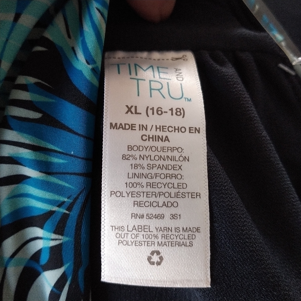 Time & True Floral Bikini Set XL 16/18 - Picture 8 of 10